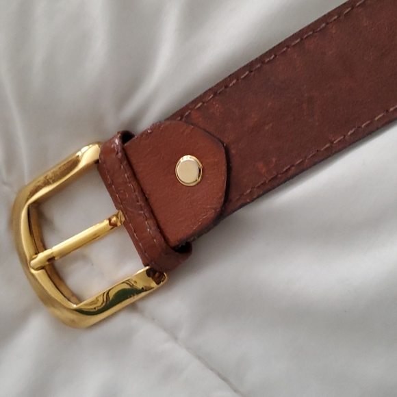 CODE AZURE leather belt size 32 NEW no tag - Picture 6 of 8
